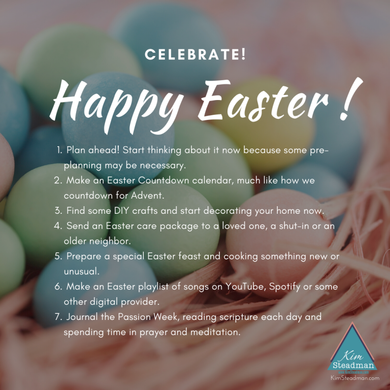 7 Ways to Celebrate Easter at Home