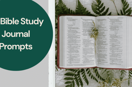 30 Bible Study journal prompts
