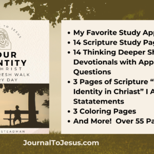 Your identity in Christ a Journal to Jesus to help you find freedom in who you are in Christ